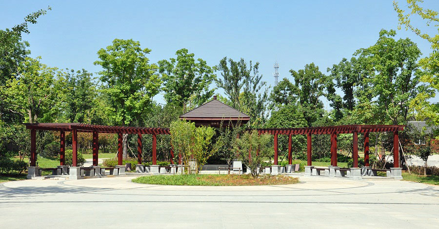 海棠公园景观绿化工程(图1)